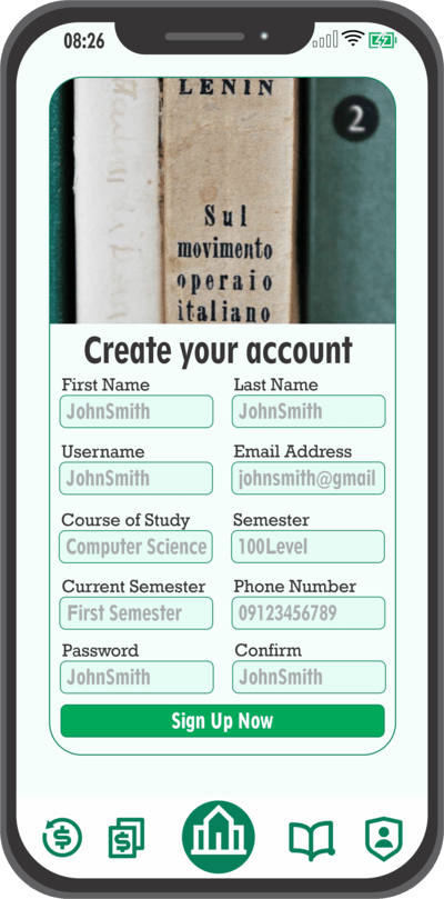 iPhone app preferences selection screen