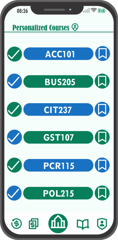 iPhone app delivery screen